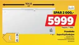POWER Fryseboks, NOK 5999 tilbud