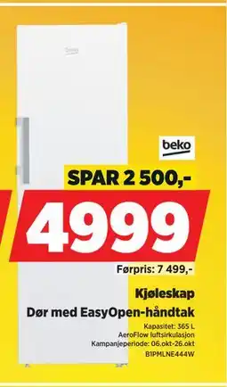 POWER Kjøleskap, NOK 4999 tilbud