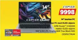 POWER 14 bærbar PC, NOK 9998 tilbud