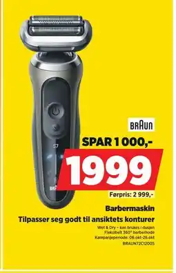 POWER Barbermaskin, NOK 1999 tilbud