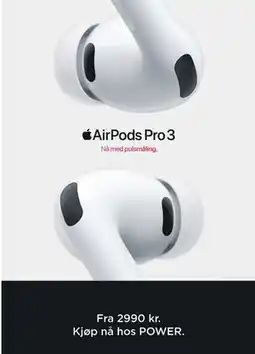 POWER AirPods Pro 3 tilbud