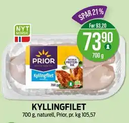Kiwi KYLLINGFILET, NOK 73.9 tilbud