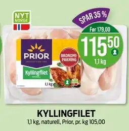Kiwi KYLLINGFILET, NOK 115.5 tilbud