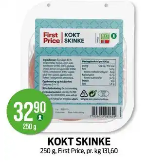 Kiwi KOKT SKINKE, NOK 32.9 tilbud