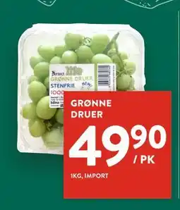 Jacobs GRØNNE DRUER, NOK 49.9 tilbud