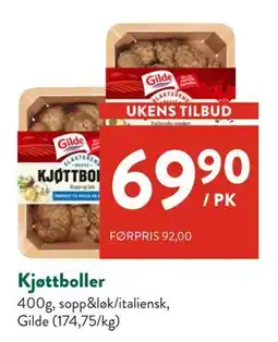 Jacobs Kjøttboller, NOK 69.9 tilbud
