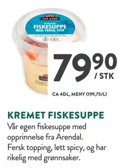 Jacobs KREMET FISKESUPPE, NOK 79.9 tilbud