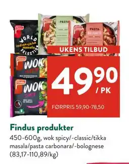 Jacobs Findus produkter, NOK 49.9 tilbud