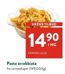 Jacobs Pasta arrabbiata, NOK 14.9 tilbud