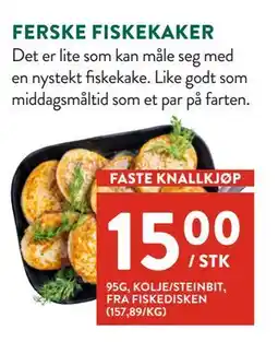 Jacobs FERSKE FISKEKAKER, NOK 15 tilbud