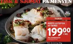 Jacobs ÅRETS LUTEFISK AV SKREI, NOK 199 tilbud