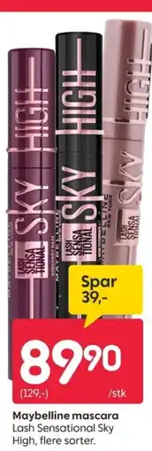 Rusta Maybelline mascara tilbud