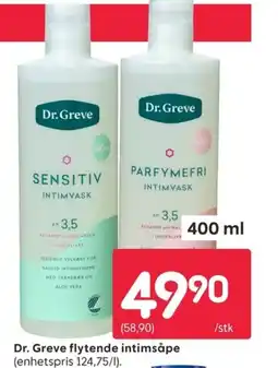 Rusta Dr. Greve flytende intimsåpe tilbud