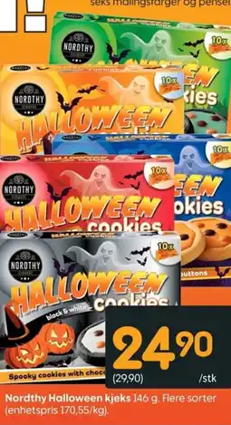 Rusta Nordthy Halloween kjeks tilbud
