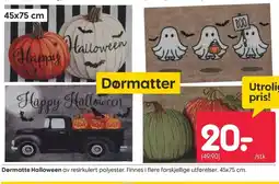 Rusta Dørmatte Halloween tilbud