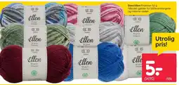 Rusta Garn Ellen tilbud