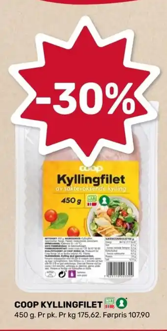 Coop Marked Coop kyllingfilet tilbud