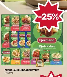 Coop Marked Fjordland middagsretter fra tilbud