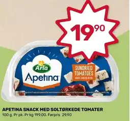 Coop Marked Apetina snack med soltørkede tomater tilbud