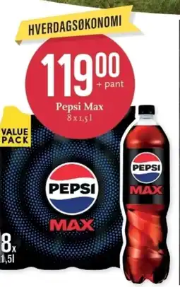 CC Mat Pepsi Max tilbud