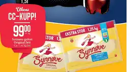 CC Mat Synnøve gulost Original/lett tilbud