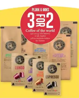 CC Mat Coffee of the world tilbud