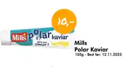 Havaristen Mills Polar kaviar tilbud