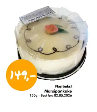 Havaristen Nærbakst Marsipankake tilbud