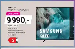 ELON Samsung tv 65" - tq65q7faauxxc tilbud