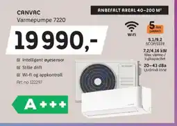 ELON Canvac varmepumpe 7220 tilbud