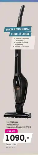 ELON Electrolux håndstøvsuger ergorapido classic eerc73eb tilbud