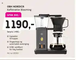 ELON Obh nordica kaffetrakter blooming tilbud
