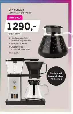 ELON Obh nordica kaffetrakter blooming tilbud