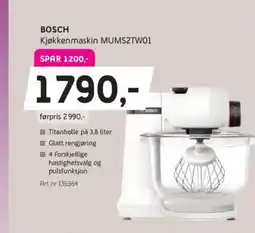 ELON Bosch kjøkkenmaskin mums2tw01 tilbud