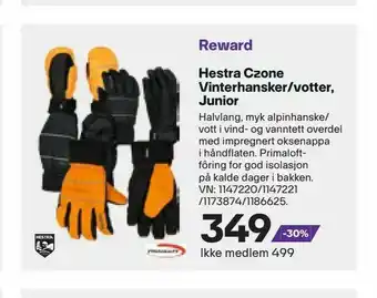 XXL Sport Hestra Czone Vinterhansker/votter, Junior tilbud