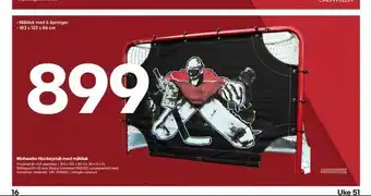 XXL Sport Mohawke Hockeymål med målduk tilbud