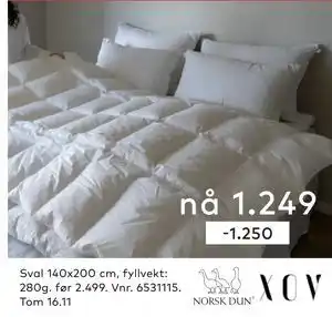 Skeidar Sval, NOK 1250 tilbud