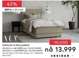 Skeidar PREMIUM 10 REGULERBAR tilbud