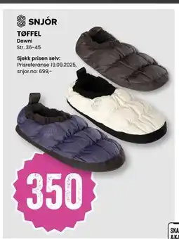 Sport Outlet TØFFEL, NOK 350 tilbud