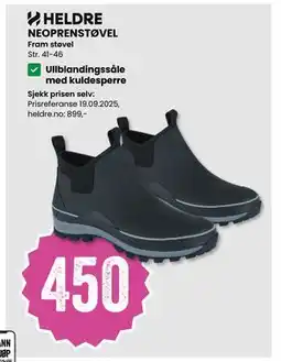 Sport Outlet NEOPRENSTØVEL, NOK 450 tilbud