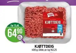 Kiwi KJØTTDEIG, NOK 64.9 tilbud