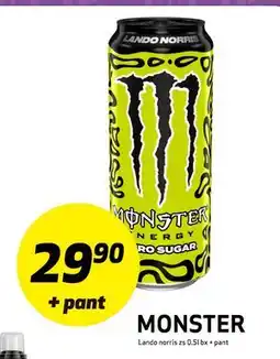 Bunnpris MONSTER, NOK 29.9 tilbud