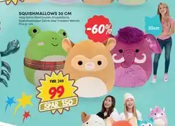 Extra Leker SQUISHMALLOWS 30 CM, NOK 99 tilbud