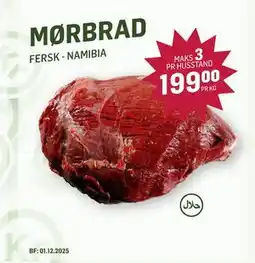 Holdbart MØRBRAD, NOK 199 tilbud