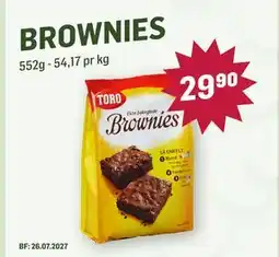 Holdbart BROWNIES, NOK 29.9 tilbud