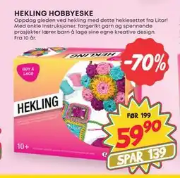 Extra Leker HEKLING HOBBYESKE, NOK 59.9 tilbud