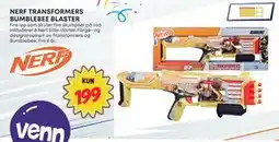 Extra Leker NERF TRANSFORMERS BUMBLEBEE BLASTER, NOK 199 tilbud