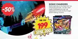 Extra Leker SONIC CHARGERS, NOK 199 tilbud