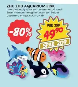 Extra Leker ZHU ZHU AQUARIUM FISK, NOK 49.9 tilbud