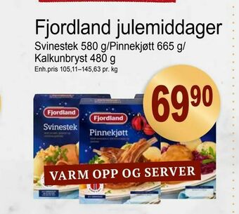 Joker Fjordland julemiddager tilbud